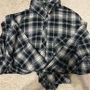 Wild Fable Monochrome Plaid Shirt